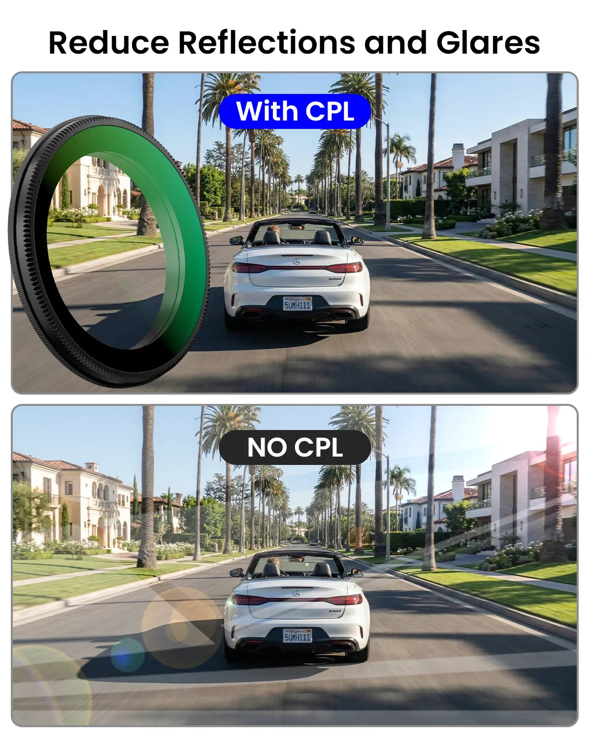 IIWEY 43mm CPL Filter for IIWEY N6/N6 PRO Model Dash Cam
