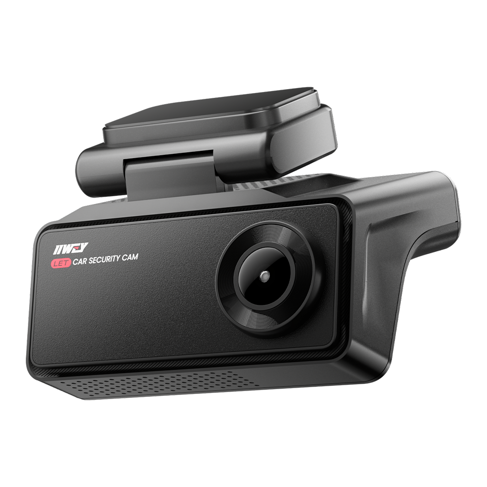 IIWEY 4G LTE Dash Cam with Live View, App Alerts & 24/7 Parking Security